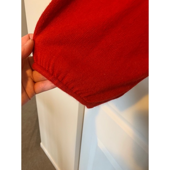 NWT, Lane Bryant, Red V-neck Sweater, Sz 26-28 - Picture 4 of 7